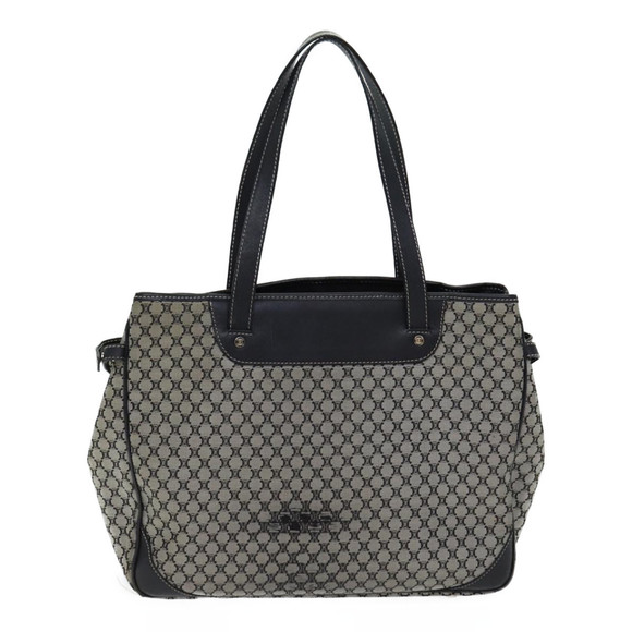 CELINE Macadam Canvas Hand Bag Gray Auth 71545 - Picture 13 of 16